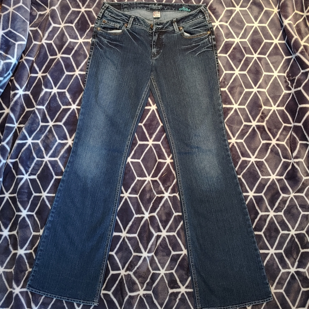 Silver aiko blue jeans